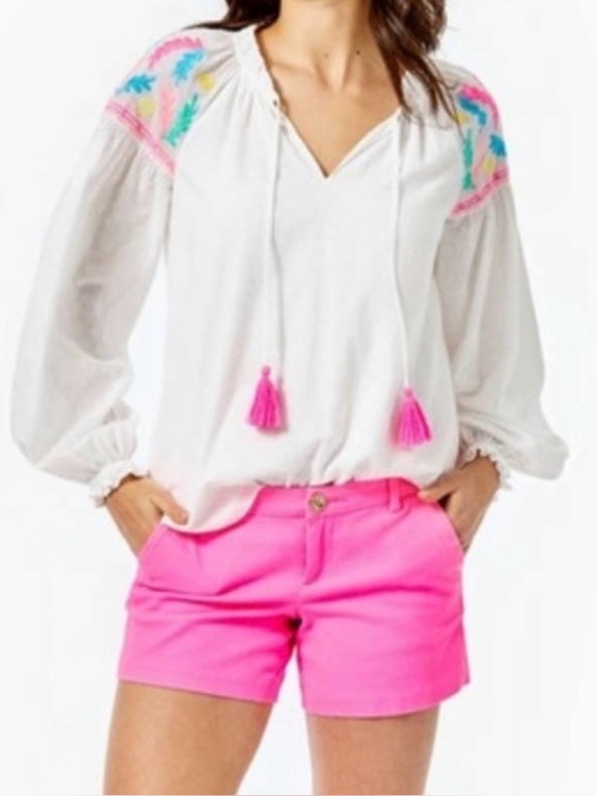 Lilly Pulitzer Pants - Lilly Pulitzer Callahan Hot Pink Shorts Sz 0